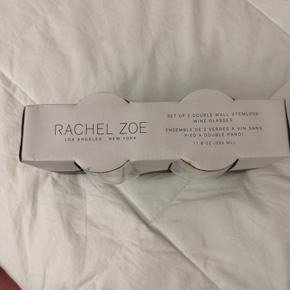 Rachel Zoe Stemless Wine Glasses - Colorshifting Glass - Picture 3 of 3